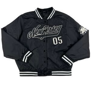 FUBU - Between Season New Jersey Jacket in Black & White